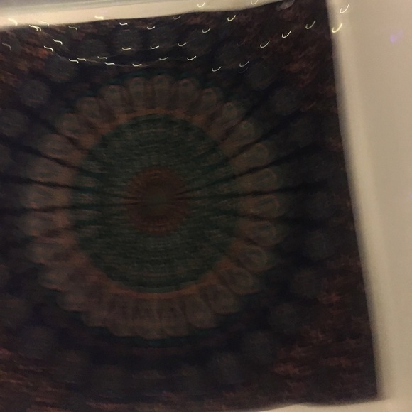 Mándala blue tapestry - Picture 4 of 4